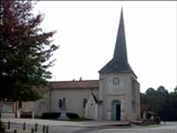 L'glise de Lvignacq,  quelques kilomtres de Mzos